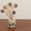 Petit vase – Motif feuille de ginkgo en sgraffito – Image 2