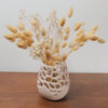 Vase ajouré en faïence - Motif organique – Image 2