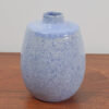 Vase en grès – Inspiration japon bleu ciel moucheté