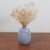Vase en grès – Inspiration japon bleu ciel moucheté – Image 4